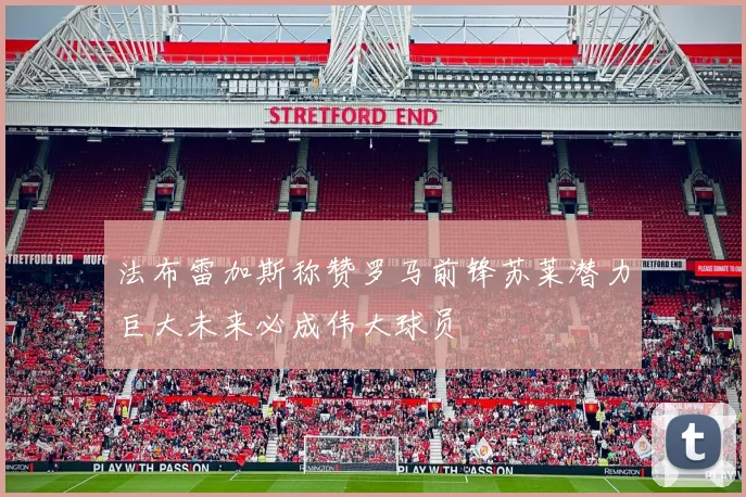 法布雷加斯称赞罗马前锋苏莱潜力巨大未来必成伟大球员