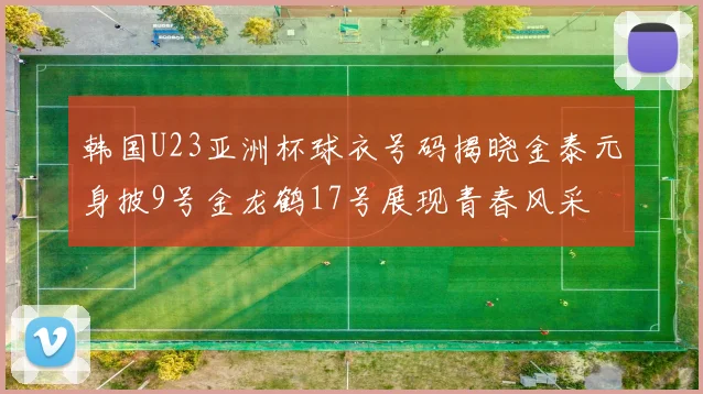 韩国U23亚洲杯球衣号码揭晓金泰元身披9号金龙鹤17号展现青春风采