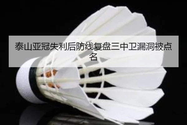 泰山亚冠失利后防线复盘三中卫漏洞被点名 - EMCSPORTS